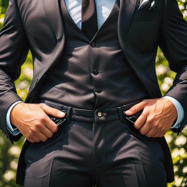 Jak zwęzić spodnie garniturowe w pasie