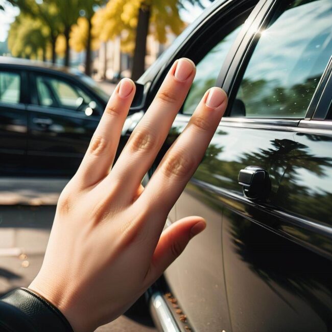 Przytrzaśnięty palec a urazy drzwi samochodowych